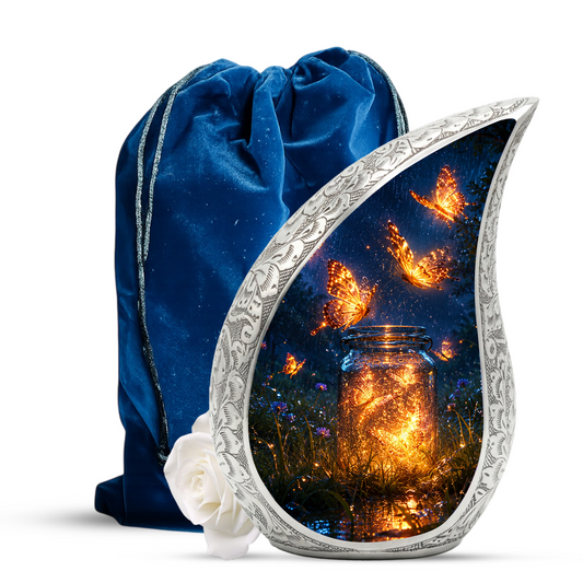 Butterfly Urn for Ashes, Butterfly Cremation Urn for Human Ashes