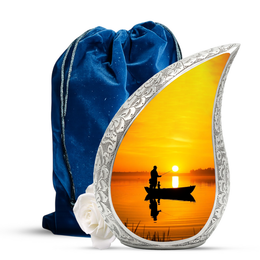 Fishing Urn for Dad | Gone Fishing Urn | Fishing Urns for Human Ashes