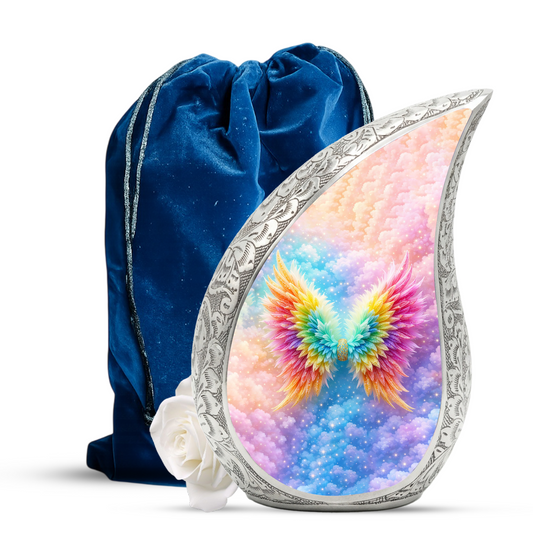 Angel Wing Adult Urn for Human Ashes – Premium Angel Wings Adult Cremation Urn