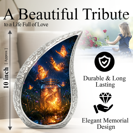 Butterfly Urn for Ashes, Butterfly Cremation Urn for Human Ashes