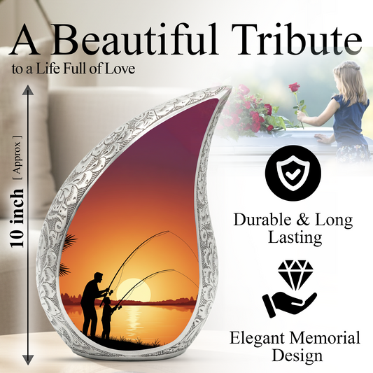 Fishing Urn for Dad | Gone Fishing Urn | Fishing Urns for Human Ashes