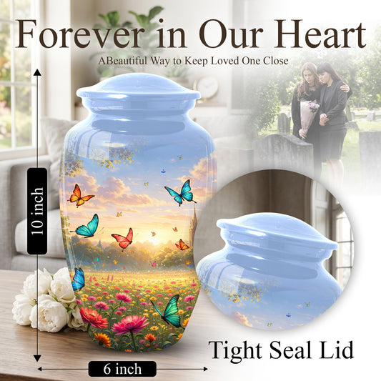 Butterfly Urn for Mom – Beautiful Urns for Women | Butterfly Large Urns for Human Ashes