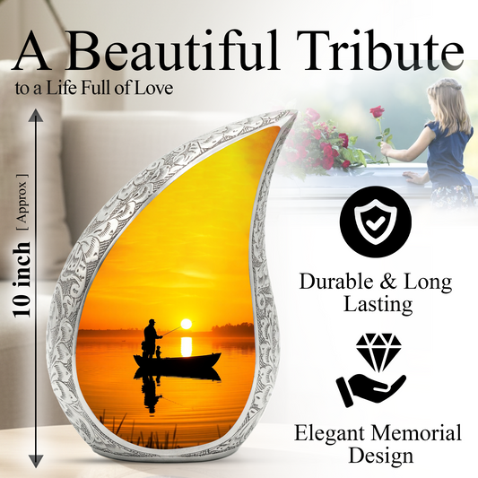 Fishing Urn for Dad | Gone Fishing Urn | Fishing Urns for Human Ashes