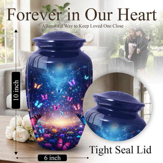 Butterfly Urn for Mom | Beautiful Butterfly Cremation Large Urn for Mother