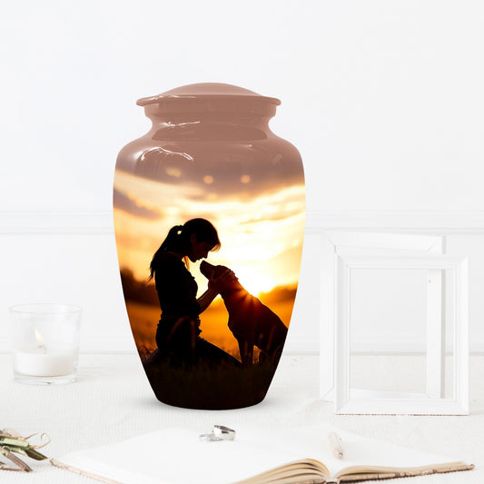 Dog Memorial Cremation Urn for Mom - Beautiful Urns for Women