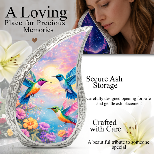 Hummingbird Adult Urn for Human Ashes – Premium Hummingbird Cremation Urn