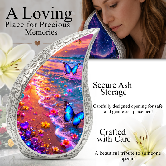 Butterfly Urn for Mom – Personalized Butterfly Urn for Ashes | Beautiful Cremation Urns for Women