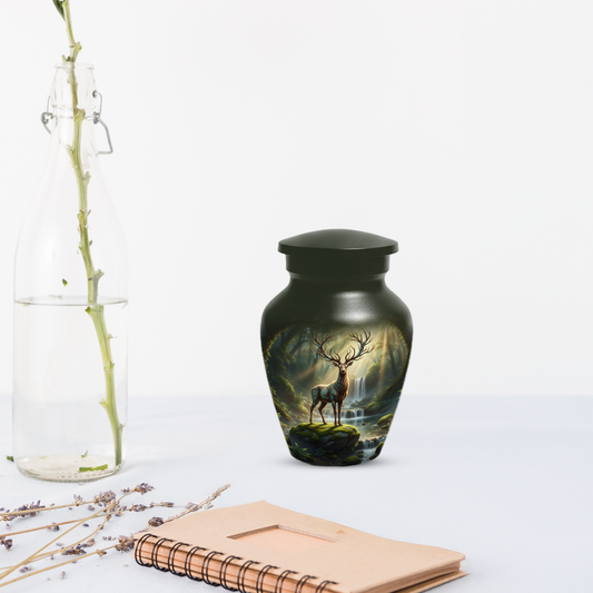 Majestic Deer Cremation Urn for Ashes – Forest Wildlife Adult Funeral Urns