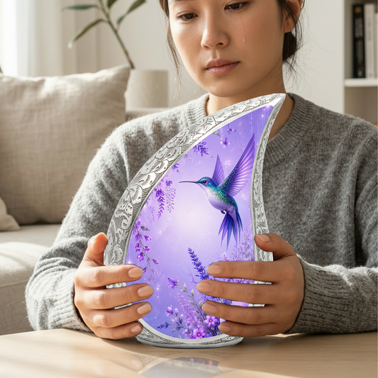 Hummingbird Urn for Human Ashes | Beautiful Hummingbird Adult Cremation Urn