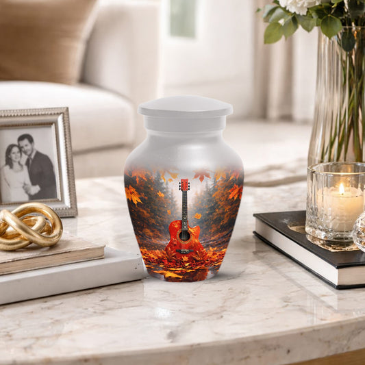 Guitar Memorial Urn for Mom - Music Keepsake Cremation Urns for Ashes