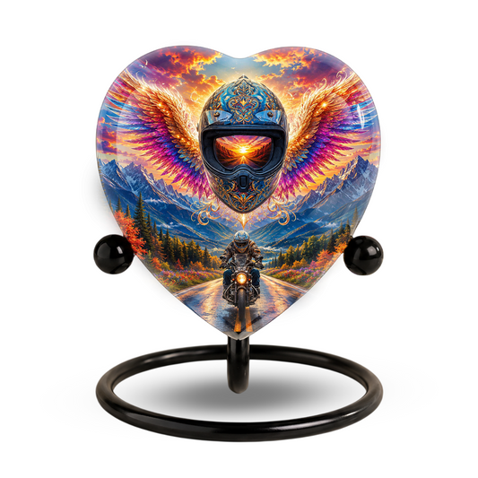 Bike Rider Urn – Memorial Cremation Urn for Dad, Father, Son & Men