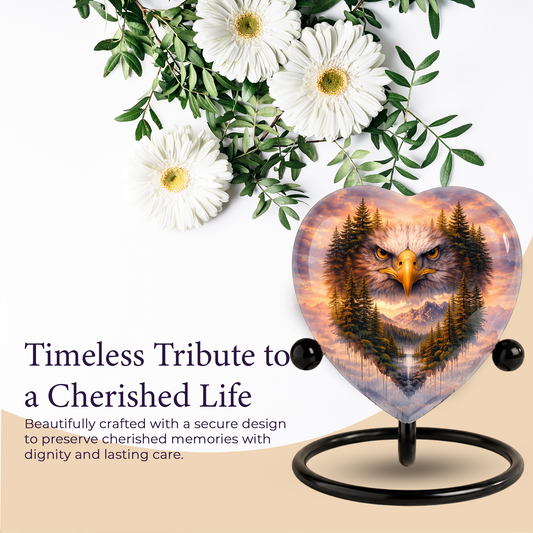 Eagle Mountain Forest Urn, Adult Urn, Urns for Adult Ashes, Adult Urns, Adult Urns for Ashes, Adult Cremation Urn