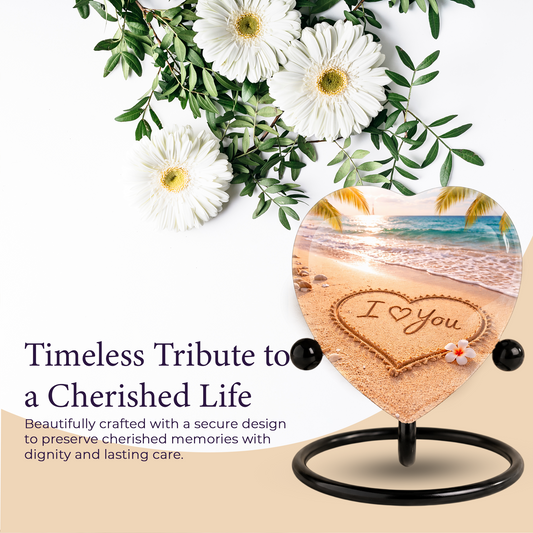 Beach Urn, Beach Urns for Human Ashes, Beach Themed Urn, Beach Cremation Urn