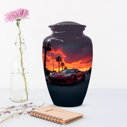 Classic Car Urns for Dad | Personalized Cremation Large Urn Adult Male | Custom Urns for Father & Papa