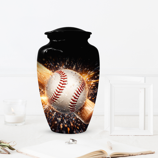 Baseball Memorial Urn | Custom Cremation Urn for Human Ashes