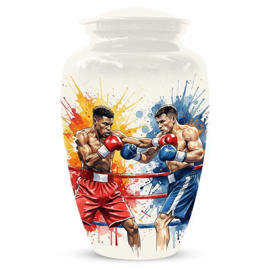 Boxing Urn for Human Ashes | Boxer Adult Cremation Urn Memorial for Men & Dad