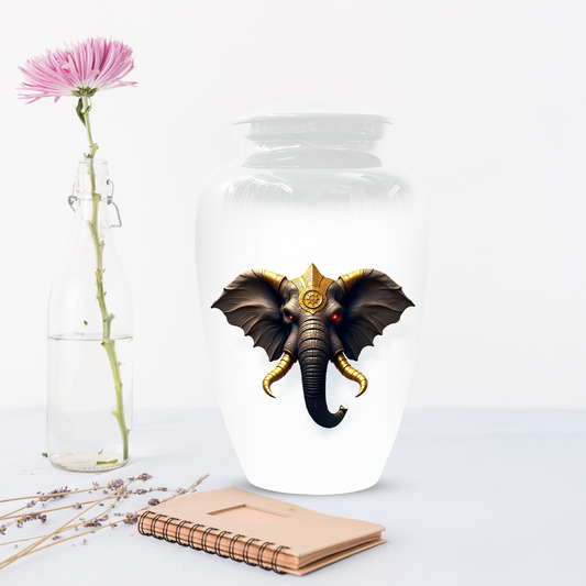 Elephant Urn for Human Ashes – Custom Adult Cremation Urns for Dad, Mom, Men & Women| Elephant Memorial Funeral