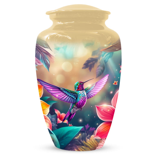 Personalized Hummingbird Urn for Ashes – Cusn, Adult Cremation Hummingbird Memorial Funeral Urn for Human Ashes
