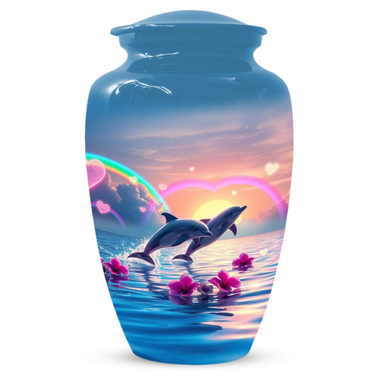 Dolphin Cremation Urns For Human Ashes | Ocean Urn For Adult Male and Female