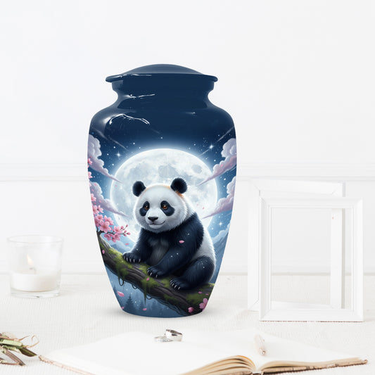 Moon Panda Urn for Mom - Panda Cremation Urns for Mother Ashes