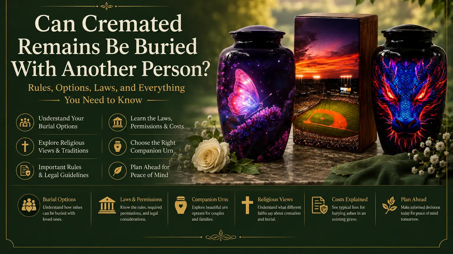 Can Cremated Remains Be Buried With Another Person?