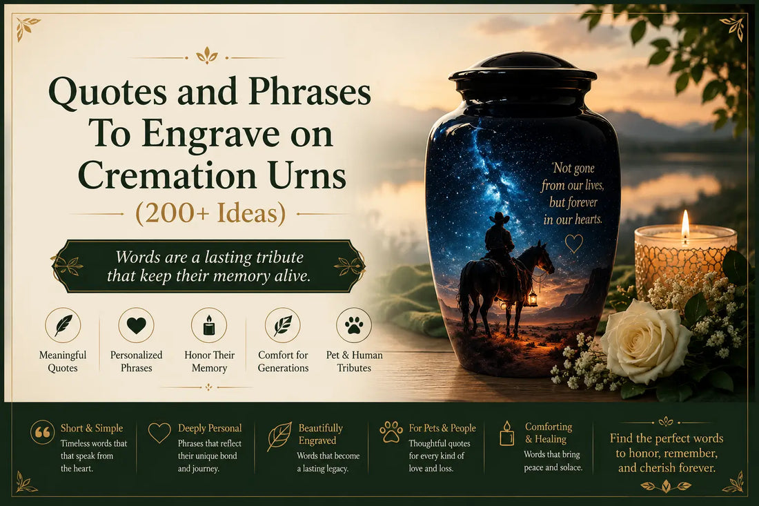  Quotes and Phrases To Engrave on Cremation Urns (200+ Ideas)