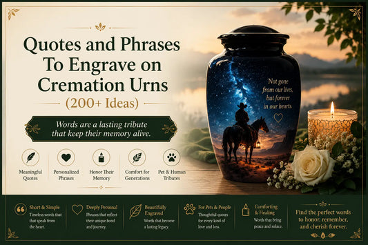  Quotes and Phrases To Engrave on Cremation Urns (200+ Ideas)