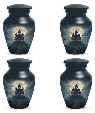 Halloween Urn | Personalized Urns for Burial & Dad’s Ashes | Custom Mini Keepsake