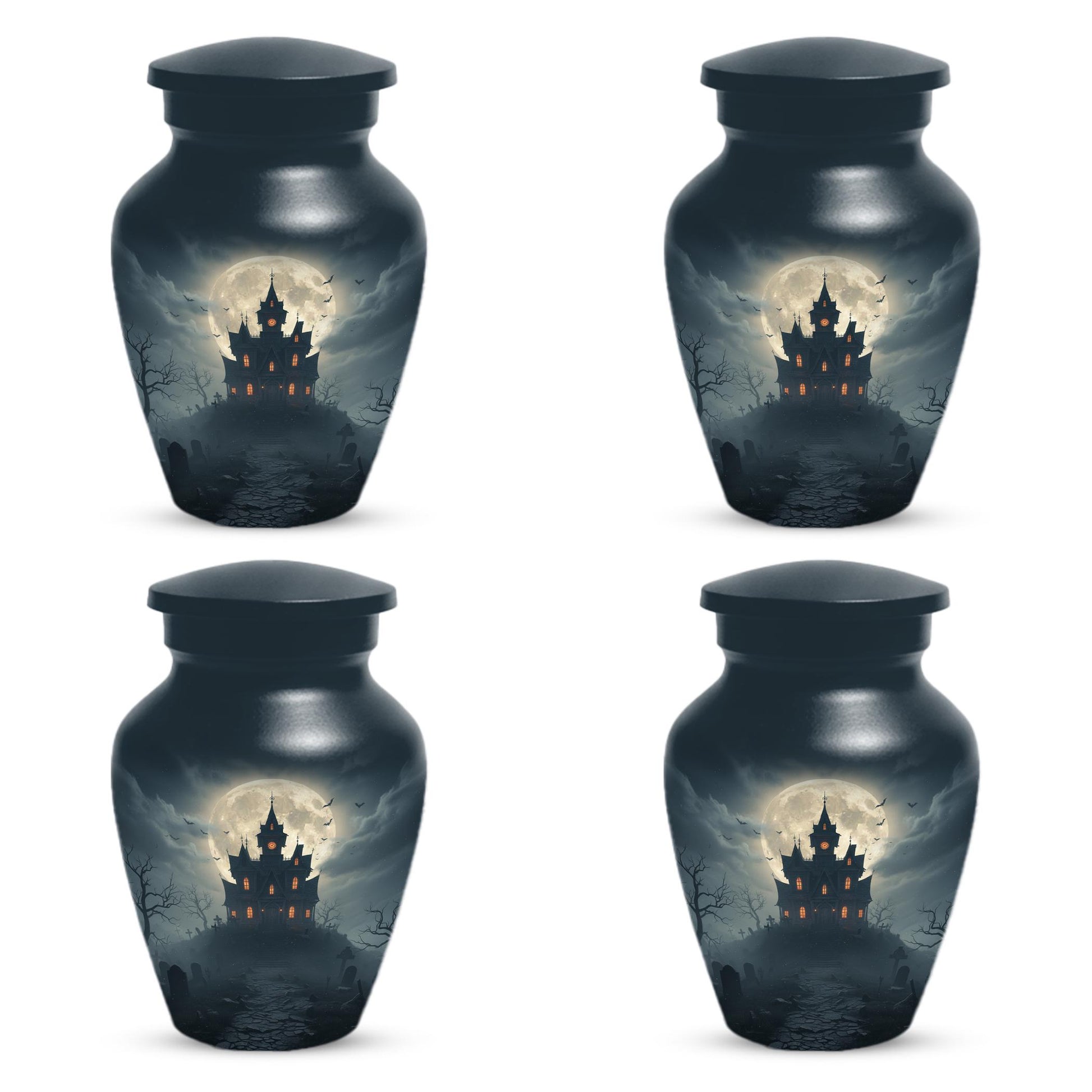 Halloween Urn | Personalized Urns for Burial & Dad’s Ashes | Custom Mini Keepsake