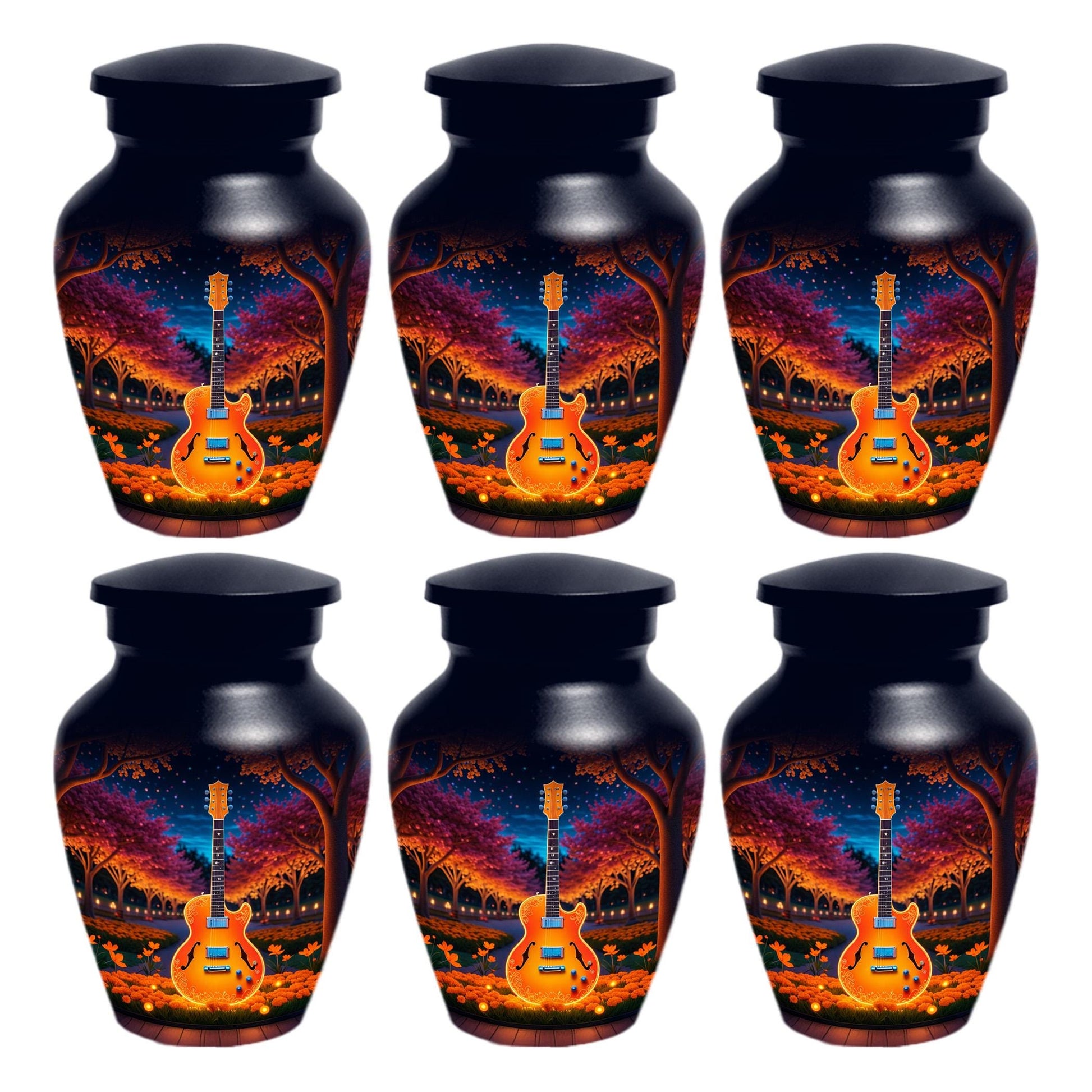 Guitar Urn For Ashes - Music Mini Urns For Male and Female Remains