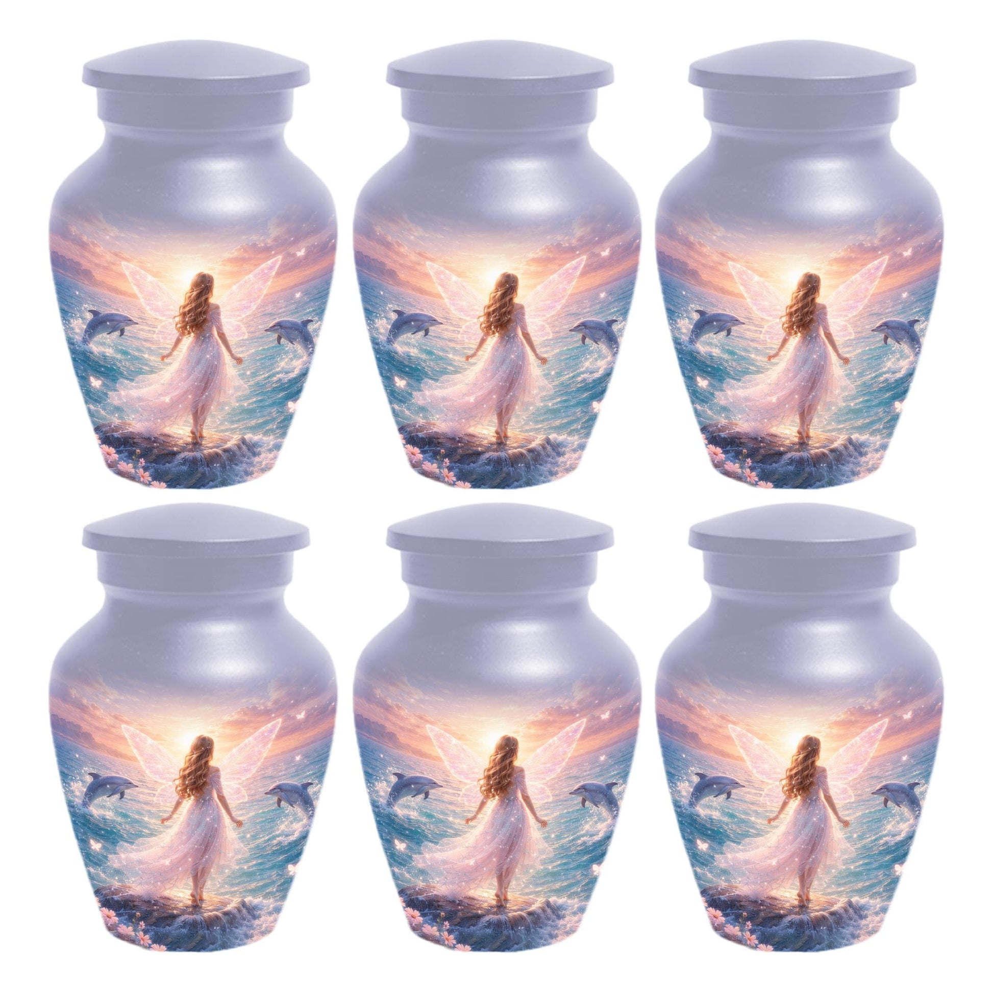 Mermaid Urn For Women Ashes - Fairy Princess Cremation Urns For Female