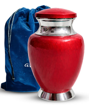 Art Urn for Ashes Adult Male, Color Customization Urns for Human Ash, (Color Theme, Variation 01)