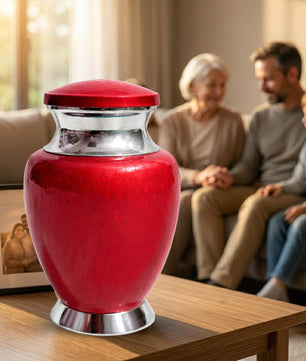 Art Urn for Ashes Adult Male, Color Customization Urns for Human Ash, (Color Theme, Variation 01)