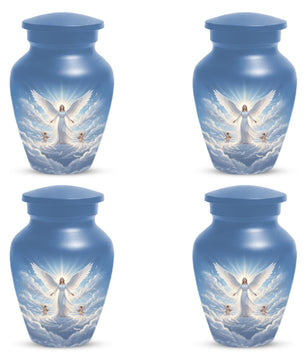 Guardian Angel Urn For Mom | Handmade Cremation Urns For Women Ashes