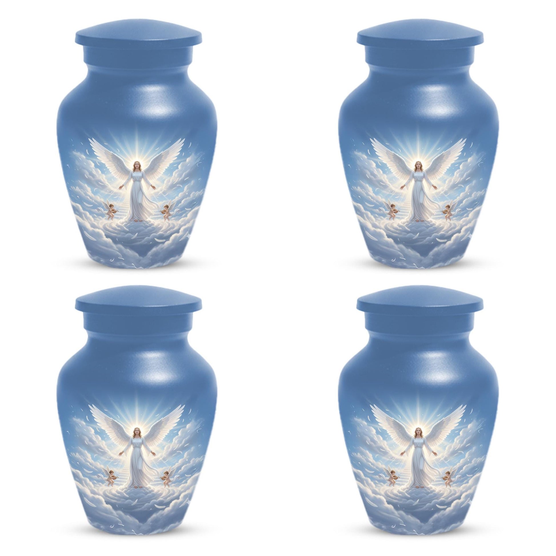 Guardian Angel Urn For Mom | Handmade Cremation Urns For Women Ashes