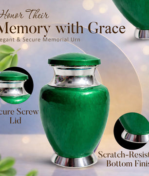 Art Urn for Ashes Adult Male, Color Customization Urns for Human Ash, (Color Theme, Variation 01)