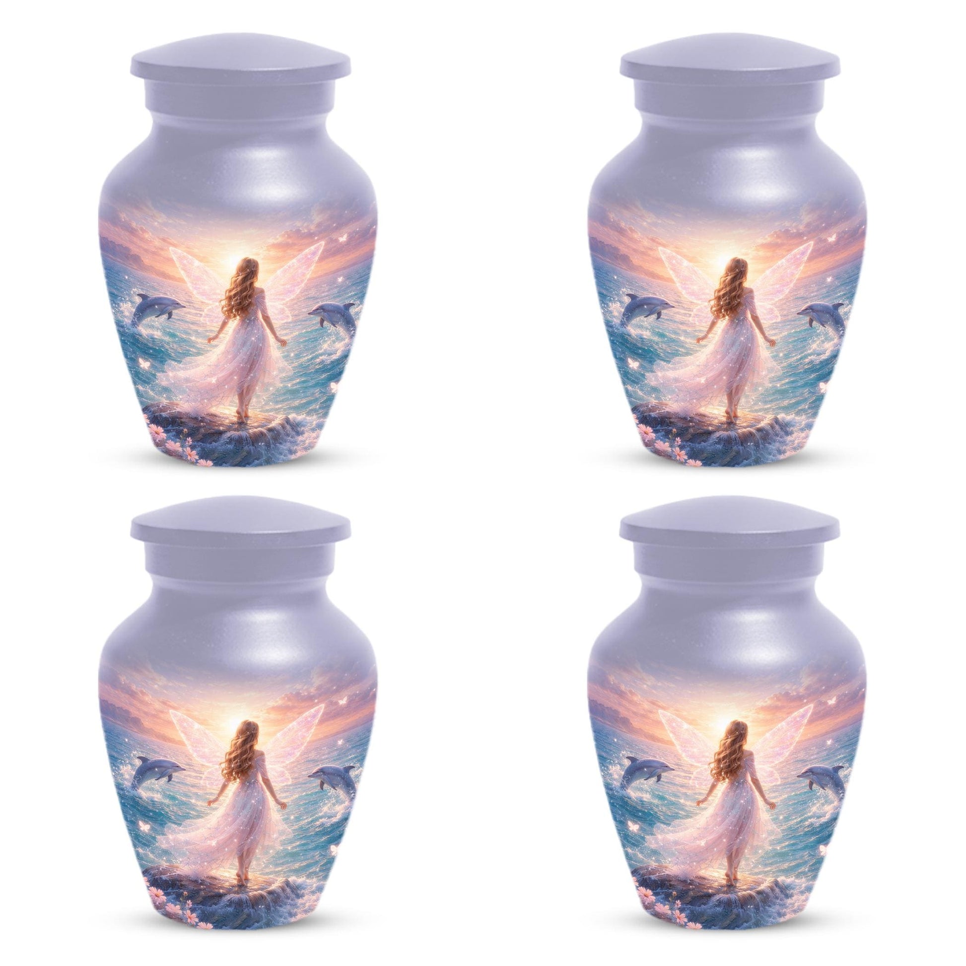 Mermaid Urn For Women Ashes - Fairy Princess Cremation Urns For Female