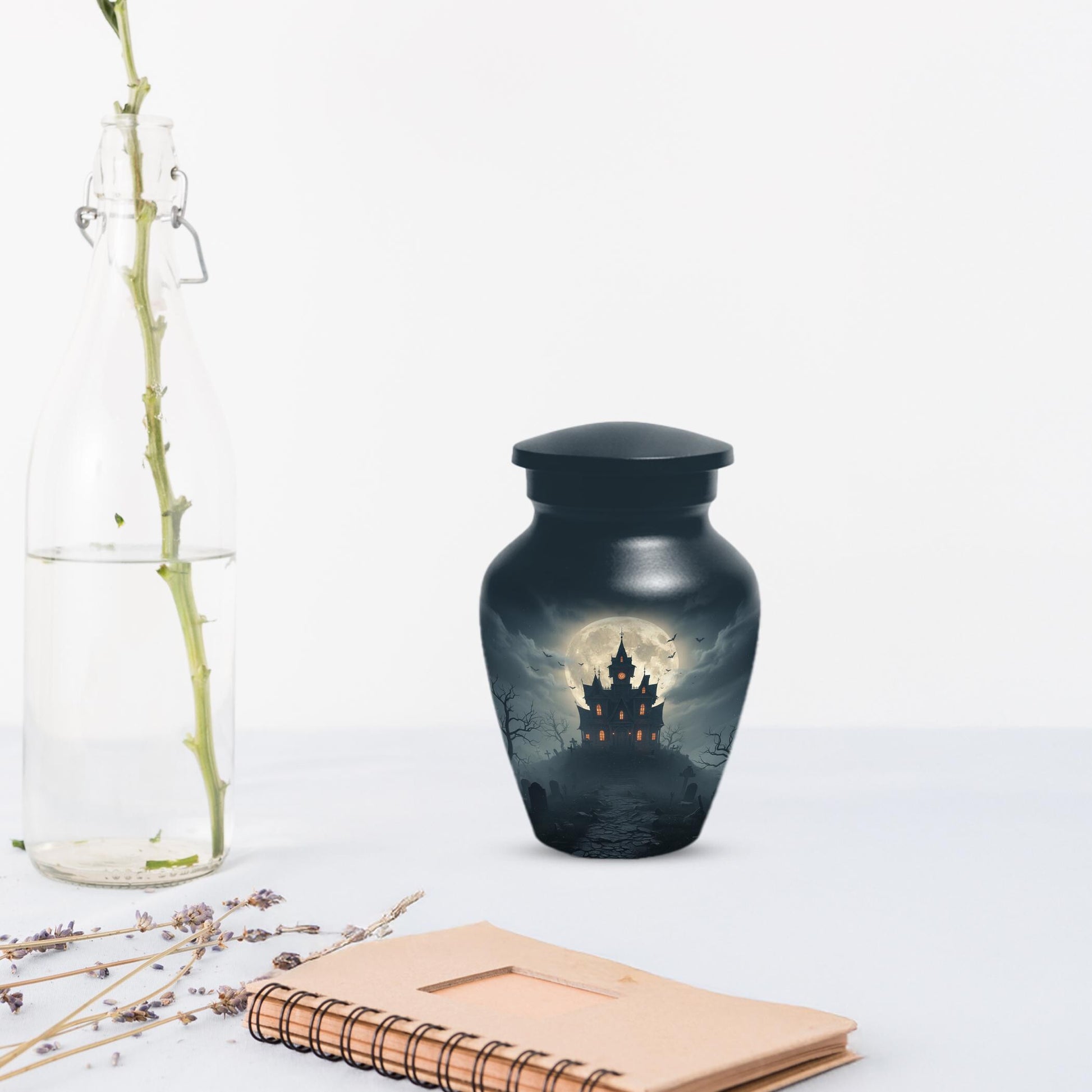 Halloween Urn | Personalized Urns for Burial & Dad’s Ashes | Custom Mini Keepsake