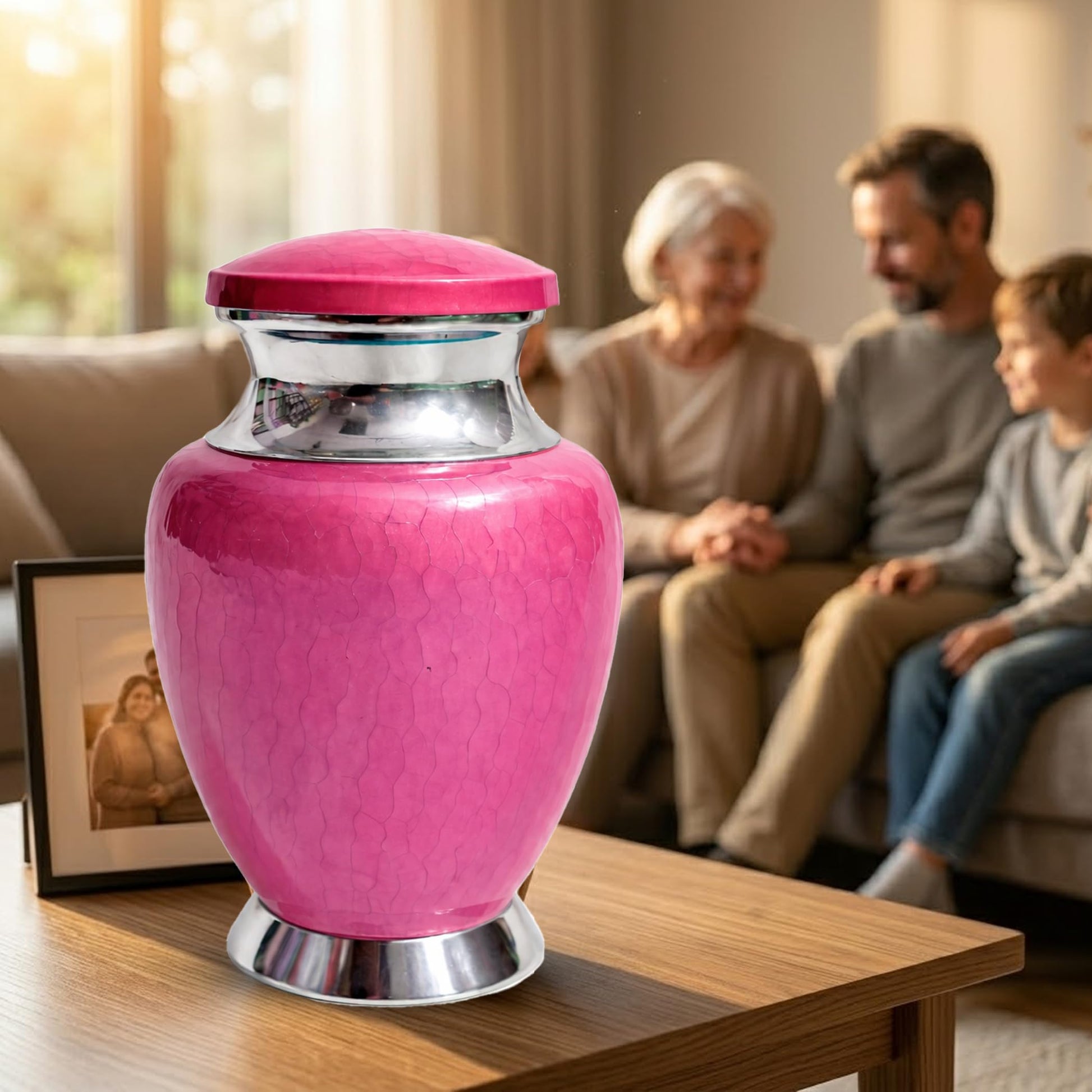 Art Urn for Ashes Adult Male, Color Customization Urns for Human Ash, (Color Theme, Variation 01)