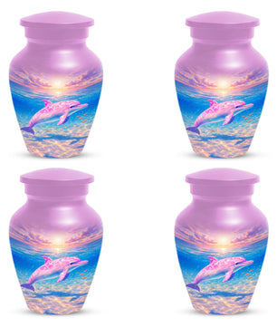 Dolphin Urn For Women Ashes - Pink Cremation Urns For Female