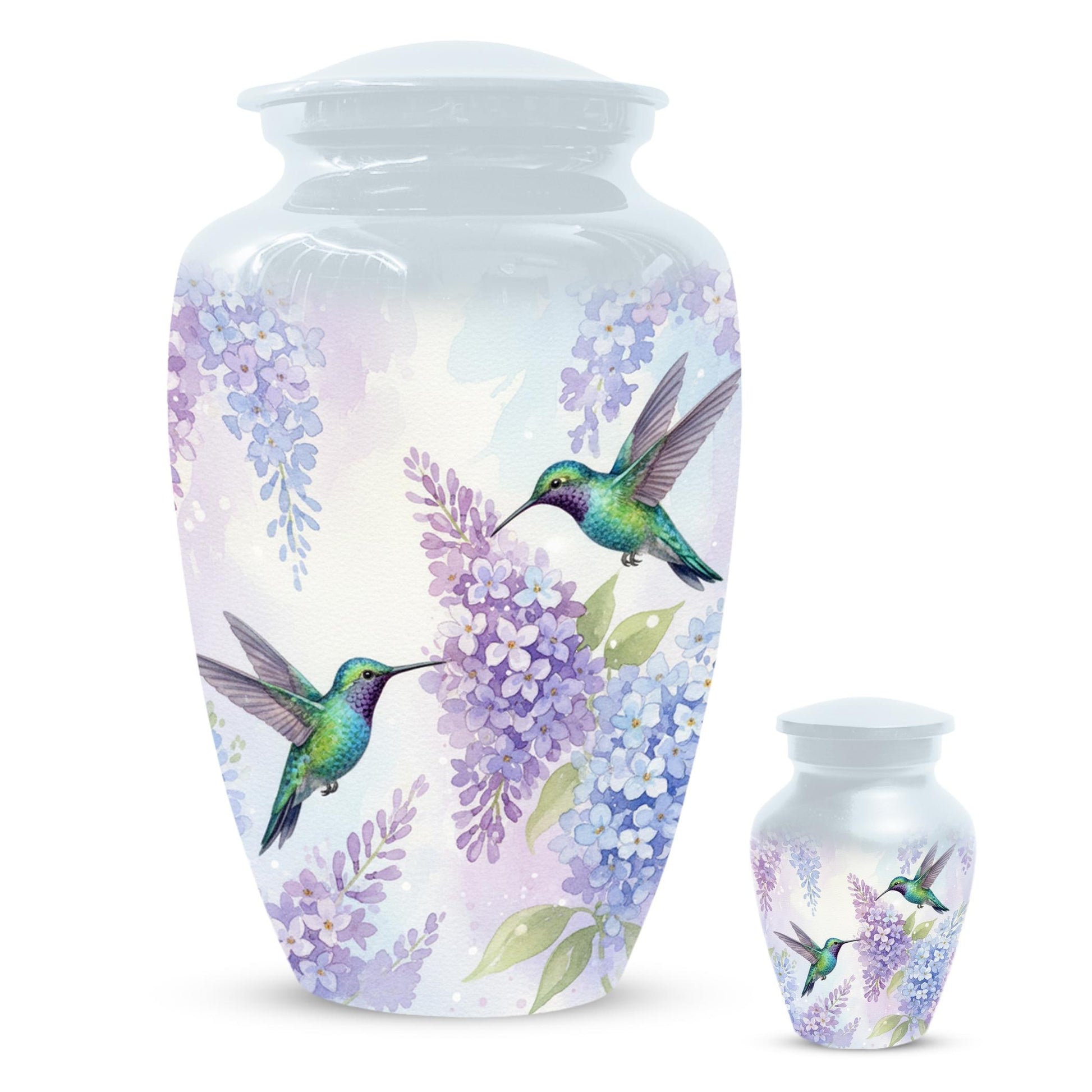 Hummingbird Urn For Women Ashes - Personalized Cremation Keepsake Small Urns For Mom