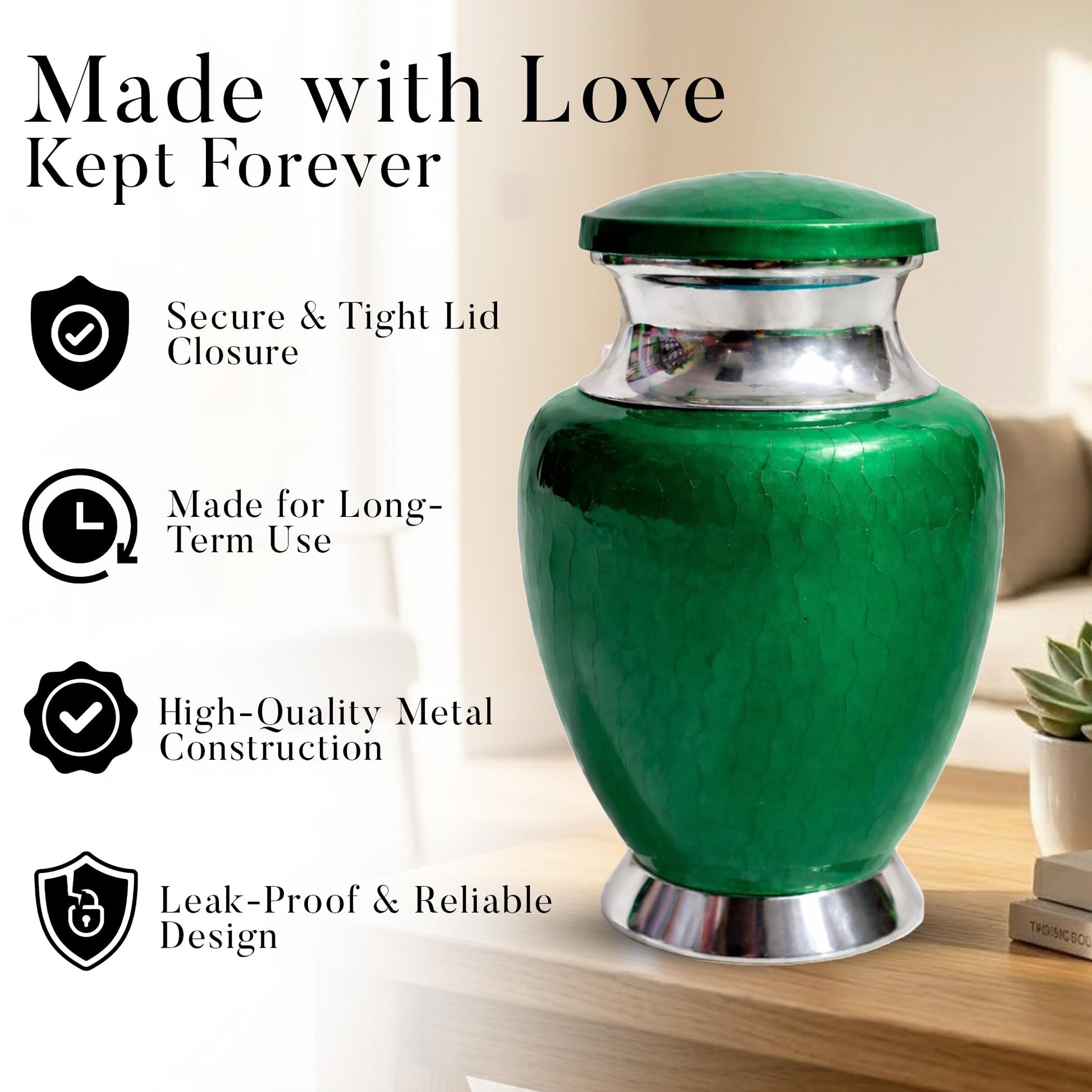 Art Urn for Ashes Adult Male, Color Customization Urns for Human Ash, (Color Theme, Variation 01)