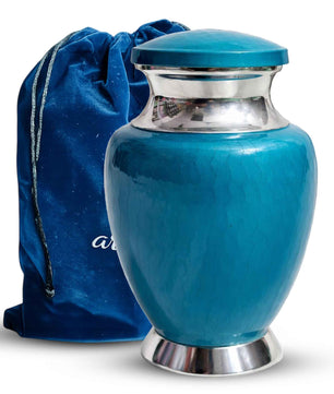 Art Urn for Ashes Adult Male, Color Customization Urns for Human Ash, (Color Theme, Variation 01)