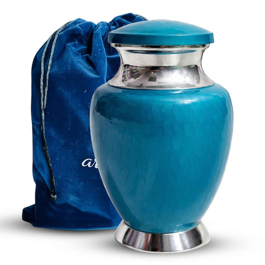 Art Urn for Ashes Adult Male, Color Customization Urns for Human Ash, (Color Theme, Variation 01)