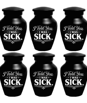 Humour Urns For Human Ashes - Personalized Funny Mini Urn For Adults