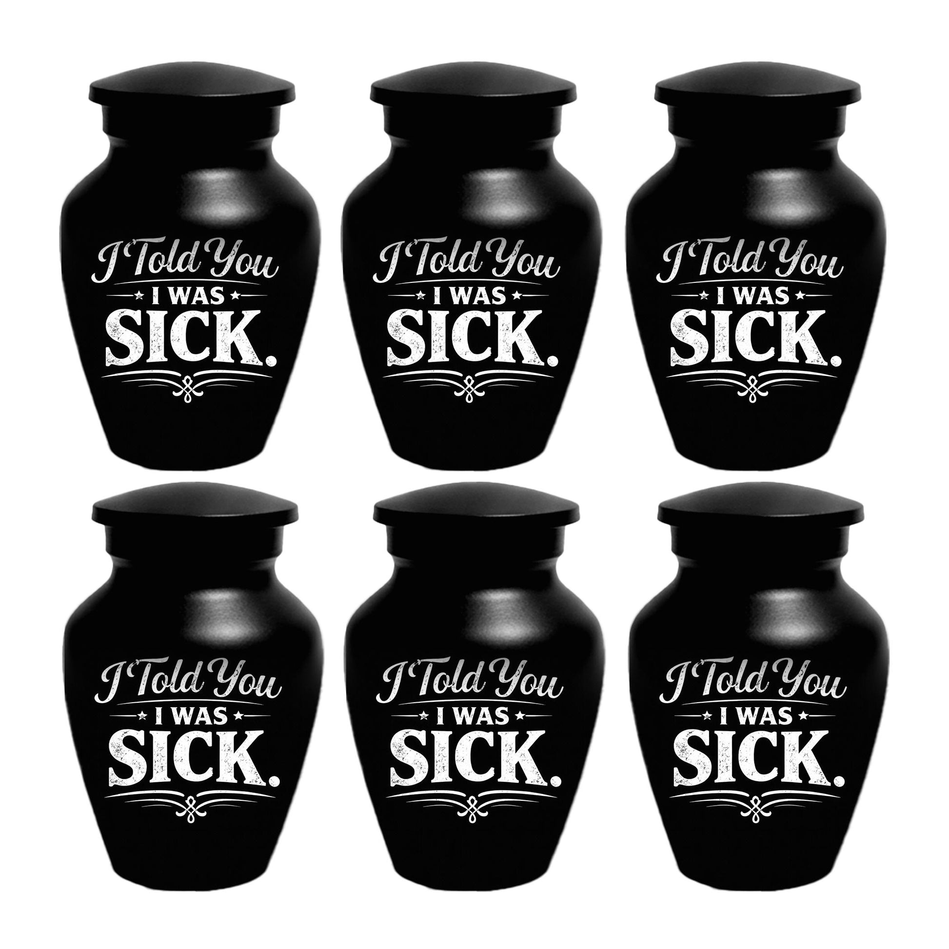 Humour Urns For Human Ashes - Personalized Funny Mini Urn For Adults