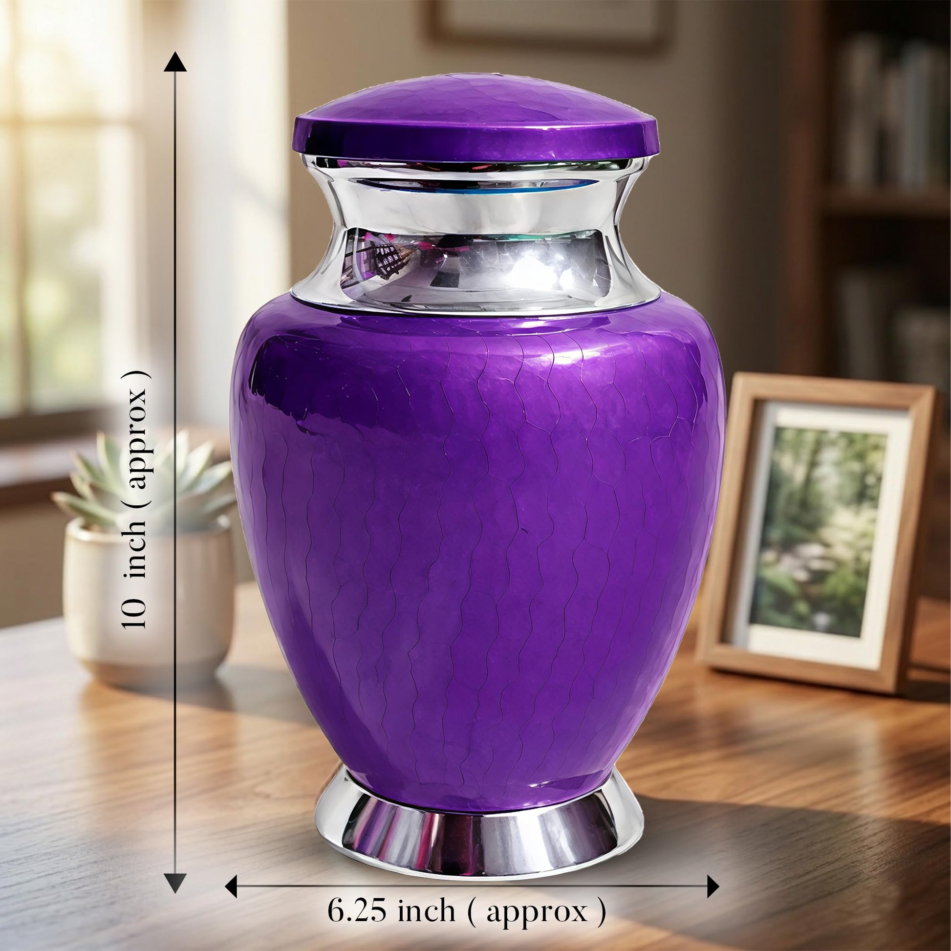 Art Urn for Ashes Adult Male, Color Customization Urns for Human Ash, (Color Theme, Variation 01)