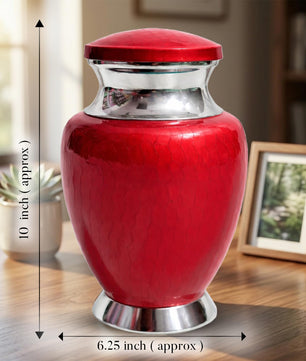 Art Urn for Ashes Adult Male, Color Customization Urns for Human Ash, (Color Theme, Variation 01)