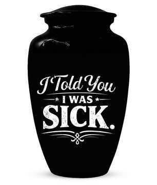 Humour Urns For Human Ashes - Personalized Funny Mini Urn For Adults
