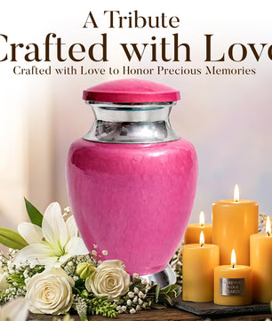 Art Urn for Ashes Adult Male, Color Customization Urns for Human Ash, (Color Theme, Variation 01)